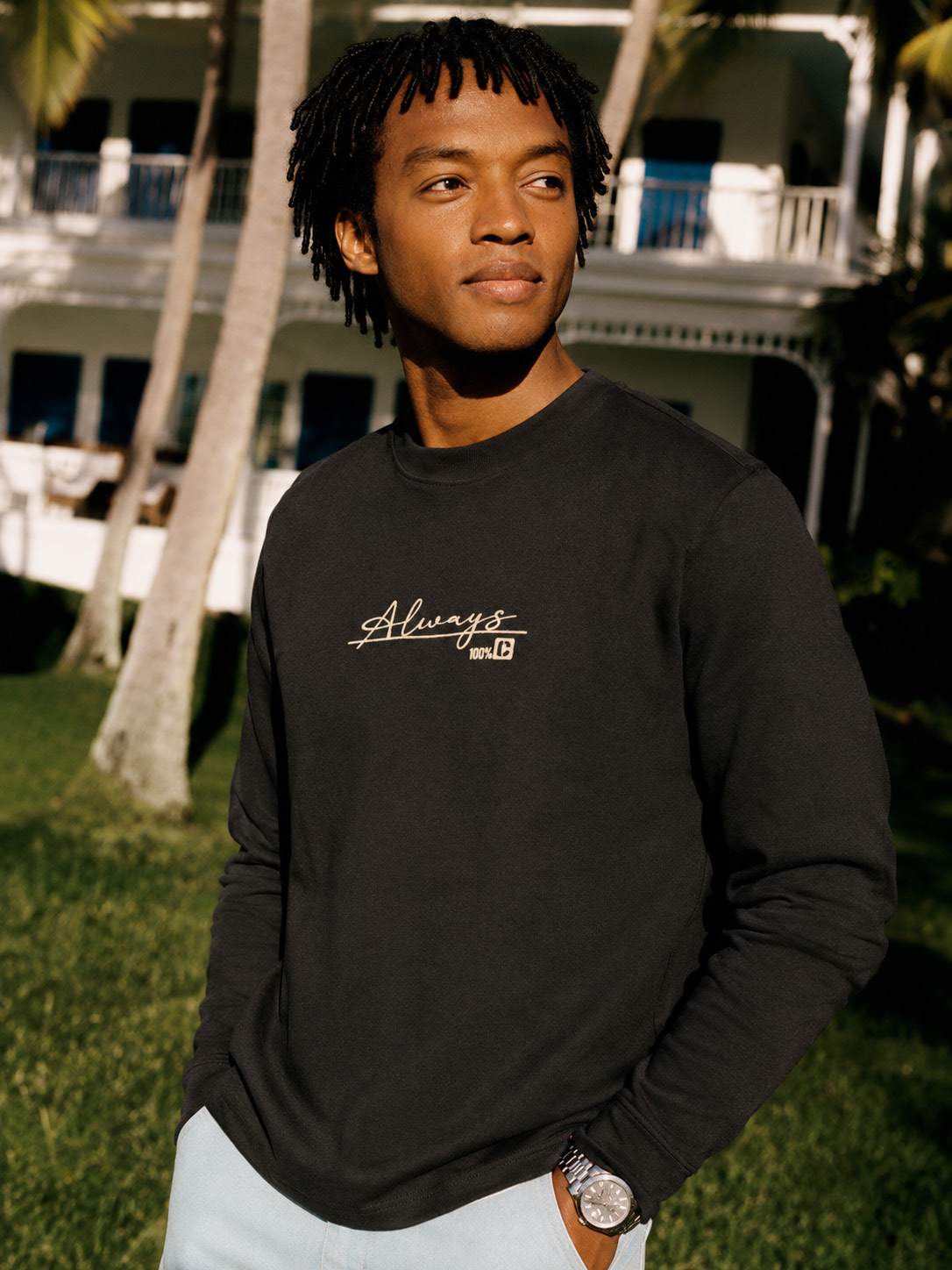 Buzo negro para hombre de la colección Heritage